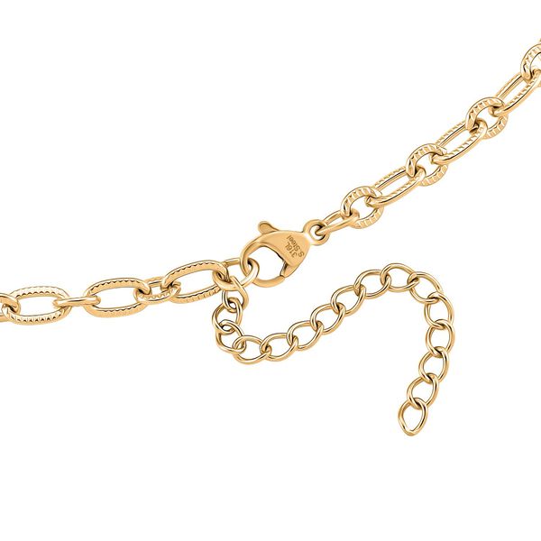 DESIGNER INSPIRIERT - 2er Fancy Ketten Set mit 5 cm Extender, Goldfarben image number 6