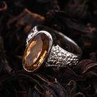 Royal Bali - Citrin Ring, 925 Silber, (Größe 20.00), ca. 7.67 ct image number 1