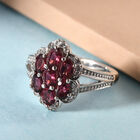 Rubellit und Zirkon Ring - 1,49 ct. image number 1