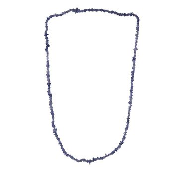 Tansanit Kette 70 cm ca. 132.00 ct