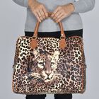 Safari Tasche, Leopardenmuster, braun image number 2
