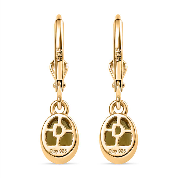 D'Joy AAA Ouro Verde-Quarz Ohrringe 925 Silber 750 Vergoldet ca. 1,60 ct. image number 4