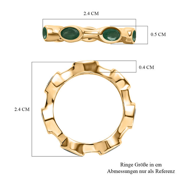 Kagem sambischer Smaragd-Ring- 1,59 ct. image number 7