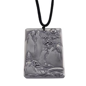 Terahertz Landschaft Halskette, ca. 71 cm, ca. 100.00 ct