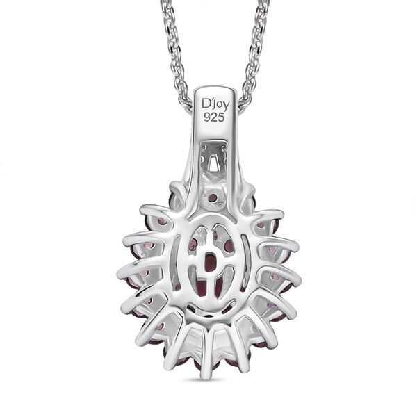 D'Joy AA Rubellit Schmuckset ca. 50 cm 925 Silber rhodiniert ca. 1.59 ct image number 5