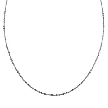 925 Silber rhodiniert Kette ca. 45 cm