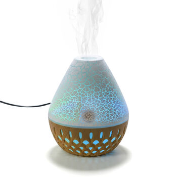 "Humidifier with 7 Essential Oil   Product Size: 100*100*117mm Color Box Size:105*135*155mm  Net weight:120g+245g=360g Water Capacity: 200ml Power: 3-5W, DC 5V/1A Colorful light Changing 3 hours Automatic Power Off"