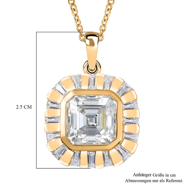 D’Joy Moissanit Anhänger mit 45cm Kette - 6,47 ct. image number 6