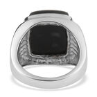 Kalifornien schwarze Jade Ring Edelstahl  ca. 14,78 ct image number 4