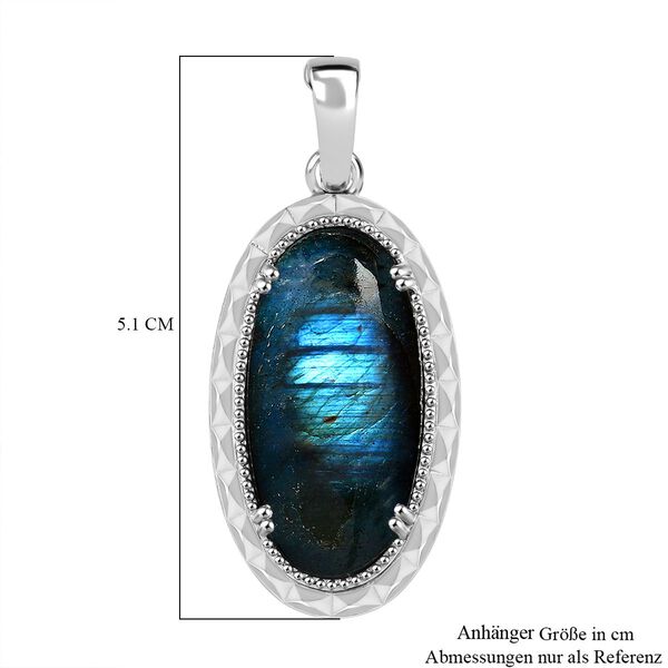 Labradorit Anhänger - 27,07 ct. image number 7