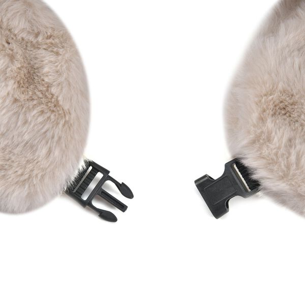 Kunstpelz Trapperm&uuml;tze mit Ohrenklappen, Beige image number 7