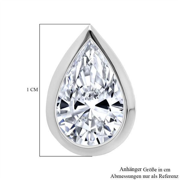 LUXURIANT DIAMOND - Lab Grown Diamant VS-EF IGI zertifiziert Anh&auml;nger 950 Platin ca. 1.00 ct image number 6