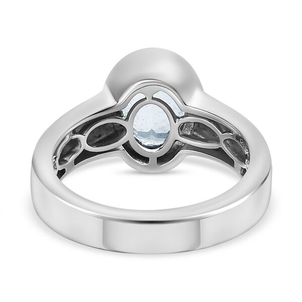 AAA Espirito Santo Aquamarin Ring, ca. 1.36 ct image number 6