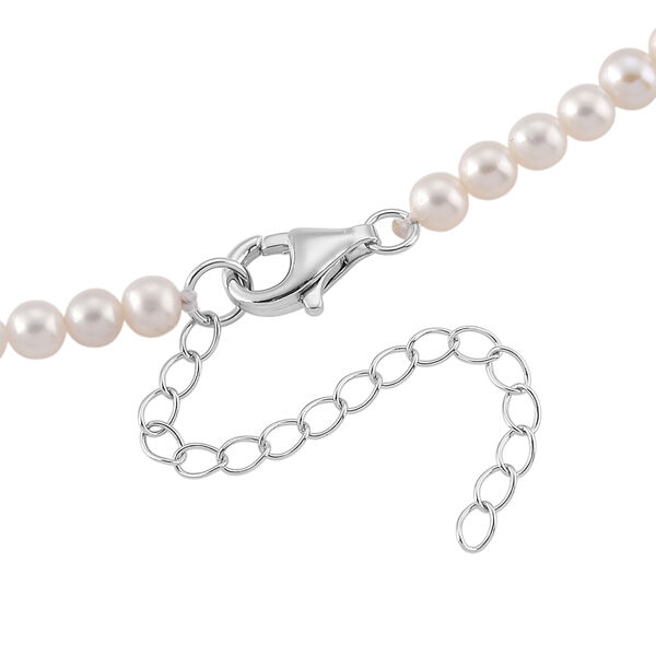 D'Joy AAA Chinesische Akoya-Perle (3-5 mm) Halskette ca. 45 cm + 5 cm Extender, 925 Silber rhodiniert image number 5