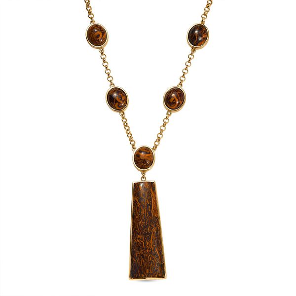 EverTrue Skript Stein 45cm Halskette - 58,79 ct. image number 0