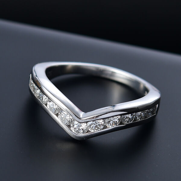 LUXURIANT DIAMOND - Lab Grown Diamant SI-GH Ring 925 Silber rhodiniert (Gr&ouml;&szlig;e 18.00) ca. 1.17 ct image number 1