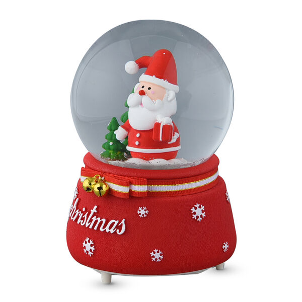 Schneekugel mit Musik und Lichter, 3xAAA Batterie (nicht inkl.), Gr&ouml;&szlig;e 15x10, Weihnachtsmann&nbsp; image number 2