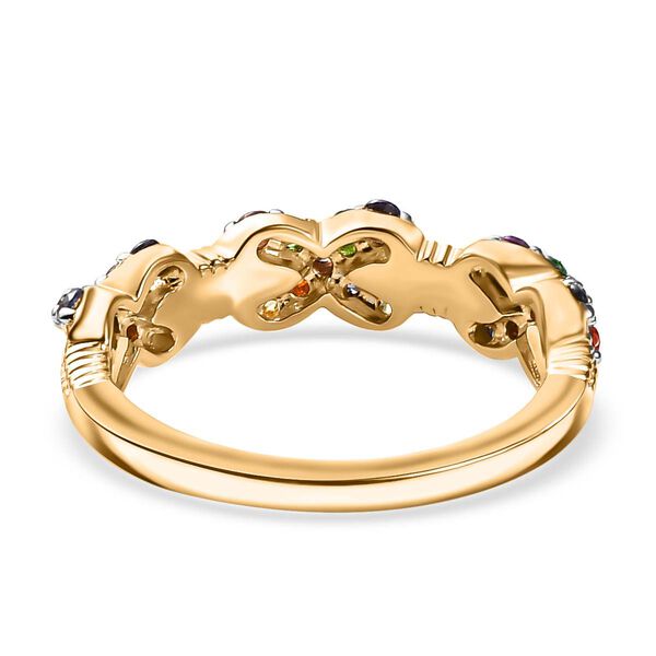 Mehrfarbiger Zirkonia-Ring image number 5