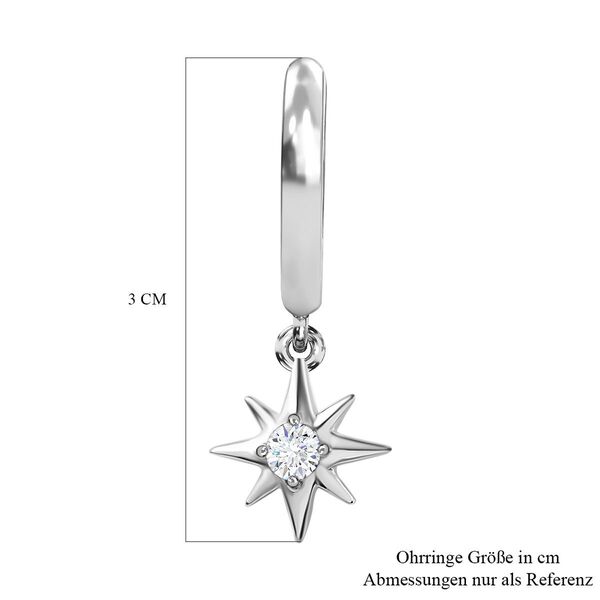 Stern Moissanit Ohrringe - 0,20 ct. image number 5