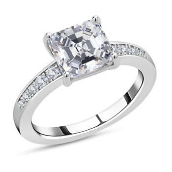 Moissanit Ring - 2,93 ct.