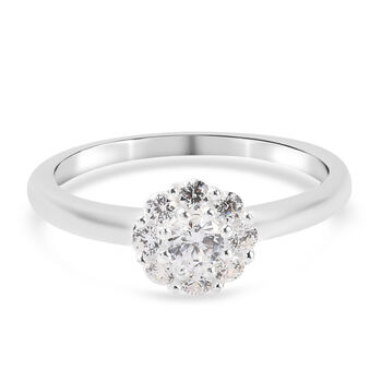 LUSTRO STELLA - feinster Zirkonia-Ring, 925 Silber (Gr&ouml;&szlig;e 21.00)