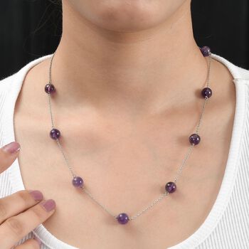 Afrikanische Amethyst-Halskette, 50 cm - 40 ct.