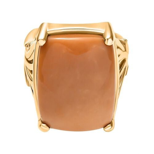 Oregon Karamell Opal Ring Messing (Größe 20.00) ca. 17,28 ct image number 0