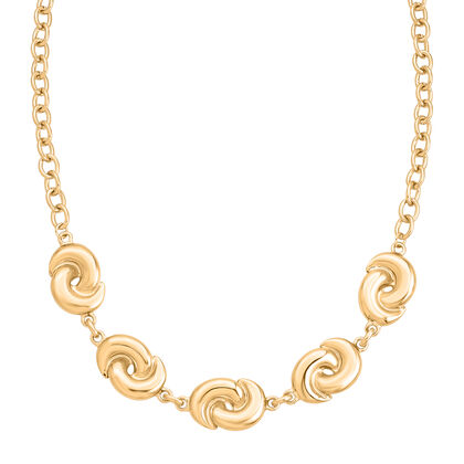 Gelb Halskette ca. 50 cm + 5 cm Extender, ca. 59,30g