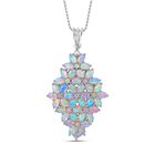 AA Natürlicher, äthiopischer Welo Opal Schmuckset 925 Silber rhodiniert ca. 6.52 ct