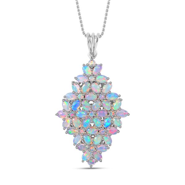 AA Natürlicher, äthiopischer Welo Opal-Anhänger mit 50cm Kette - 6,52 ct. image number 0