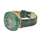 Strada - Elegante Damen-Uhr, PU-Leder Armband, wasserdicht, japanisches Uhrwerk, Grün image number 4