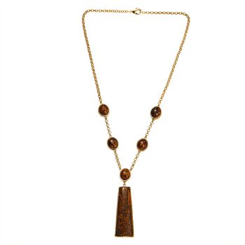 EverTrue Skript Stein 45cm Halskette - 58,79 ct.