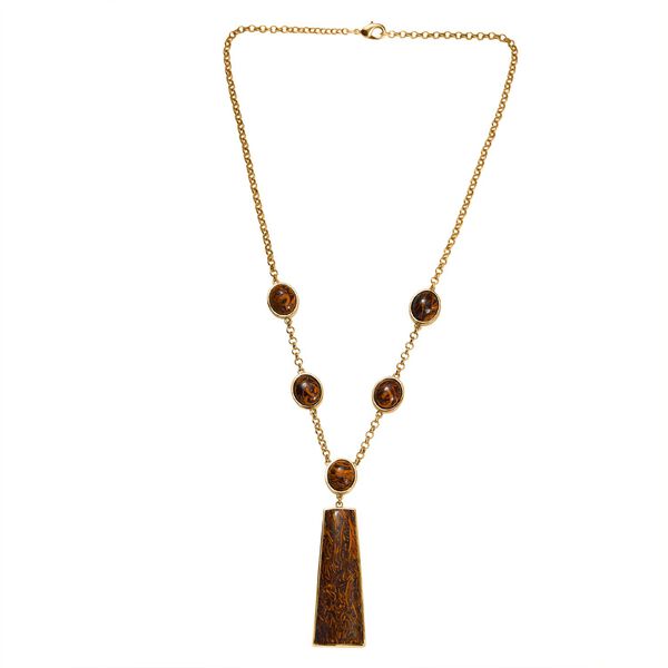 EverTrue Skript Stein 45cm Halskette - 58,79 ct. image number 4