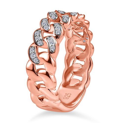 Lab Grown Diamant SI Ring 925 Silber (Größe 17.00) ca. 0,24 ct image number 5