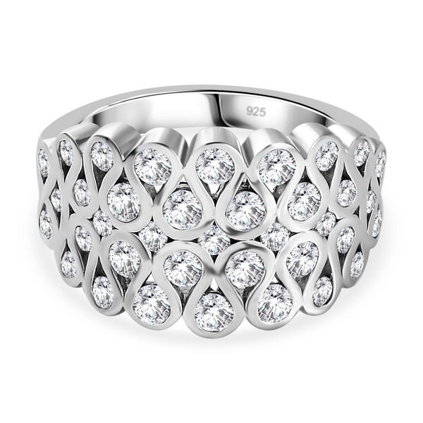 Moissanit Ring - 1,51 ct.