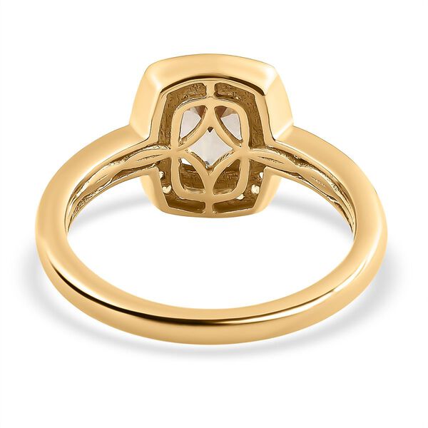 AAA Turkizit und Zirkon-Ring - 1,54 ct. image number 6