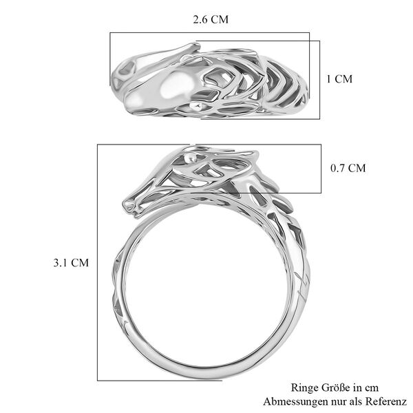 925 Silber Ring (Größe 18.00) ca. 5,97g image number 5