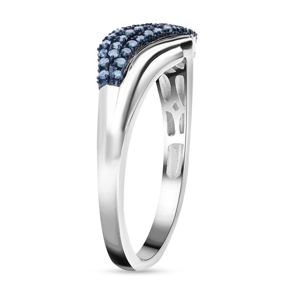 Blauer Diamant-Ring - 0,25 ct. image number 2