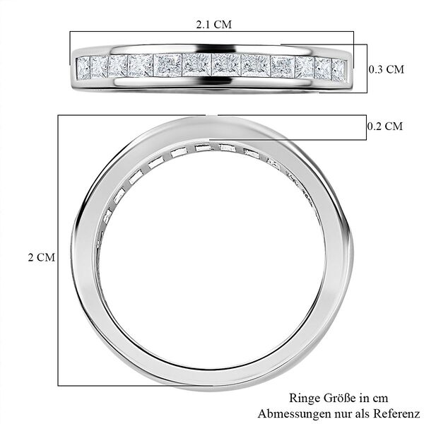 Moissanit Bandring - 0,54 ct. image number 4