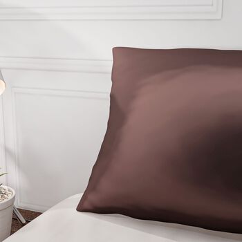 Serenity Night - 100% Maulbeerseide Sommerseidendecke mit Seidenf&uuml;llung Daunenkissen und Seidenkissenbezug Mauve