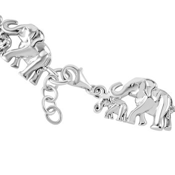 Elefant Armband in 925 Silber, 19cm