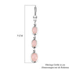 Rosa Opal-Ohrringe, 925 Silber platiniert ca. 2,85 ct image number 4