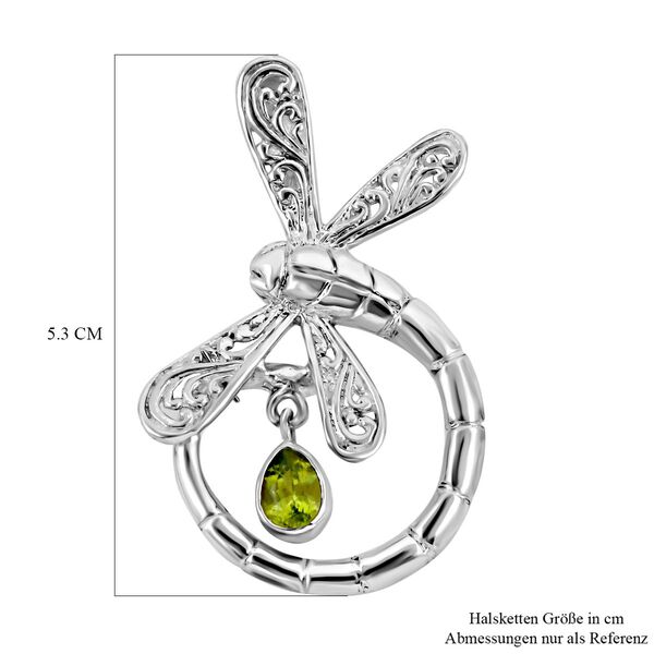 Royal Bali Kollektion - Natürlicher Peridot Anhänger, 0.72 Ct. image number 5