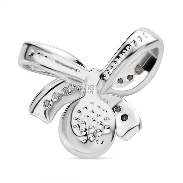 Süßwasserperle und Zirkonia-Anhänger - 1,13 ct. image number 5