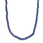 AAA Tansanit Halskette ca. 45 cm 585 Gold ca. 90,00 ct.
