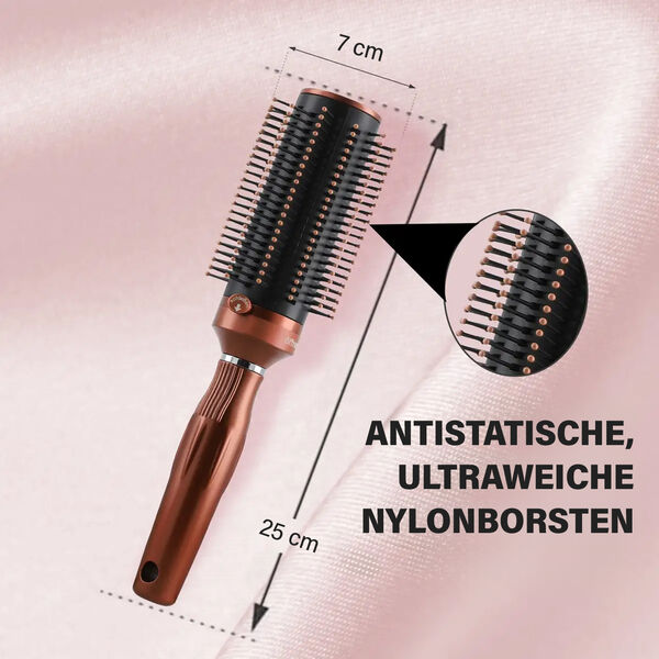 Ausziehbare Haarb&uuml;rste mit Knopfdruck in braun image number 12