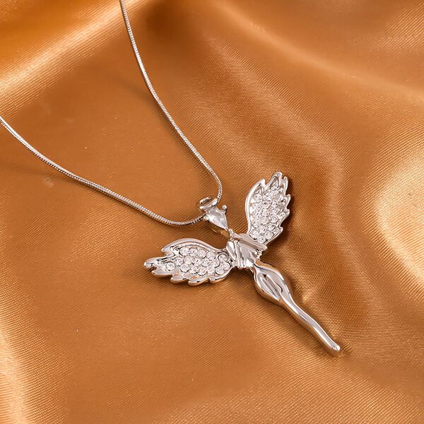 Schutzengel Anhänger mit Kette image number 2