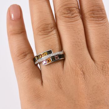 Multi-Turmalin und Zirkon Ring - 2,11 ct.