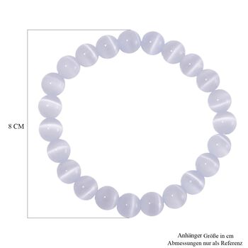 Flexibles Katzenaugen Armband mit Chatoyance-Effekt