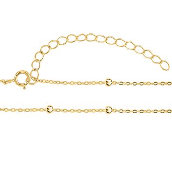 Wei&szlig;e Barockperlen Halskette, 45 cm